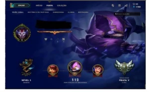 Conta LOL Borda de OURO 5 S7 - League of Legends
