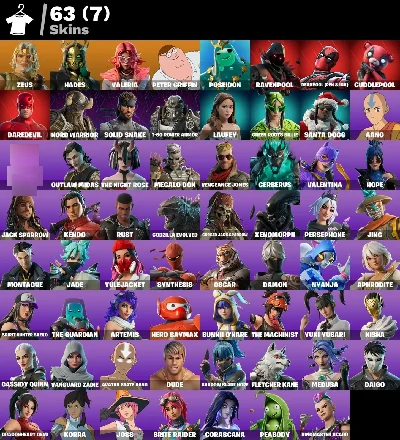Conta Fortnite | 63 Skins | Daredevil | Entrega automática!