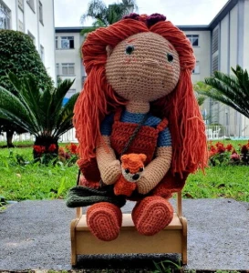 Boneca Bonnie Amigurumi (personalizados) - Artesanato e Personalizados