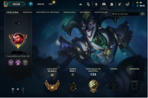 Conta com Vayne Fogos de Artifício Prestigio e normal  - League of Legends LOL