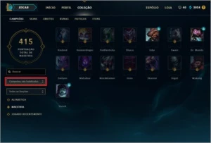 Conta League of Legends, Platina 5, 137 Skins LOL
