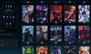Conta Gold 1 Mais De 100 Skins ( 11 Lendarias) Ex Diamante - League of Legends LOL