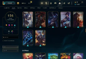 Fullacesso - Conta De 2012 - 126 Skins - Level 220 - 165 Cam - League of Legends LOL