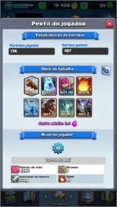 CONTA NÍVEL 10 (COM 6 LENDÁRIAS), 3500+ TROFÉUS - Clash Royale