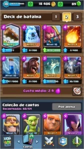 CONTA NÍVEL 10 (COM 6 LENDÁRIAS), 3500+ TROFÉUS - Clash Royale