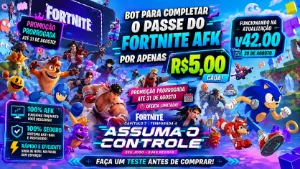 BOT Fortnite completar 100% Passe de Batalha AFK
