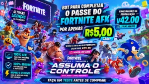 BOT Fortnite completar 100% Passe de Batalha AFK