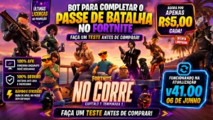 BOT Fortnite completar 100% Passe de Batalha AFK
