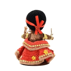 Iansã em Amigurumi - Artesanato e Personalizados