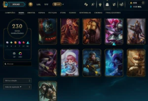 Conta LOL desde 2013 - 230 Skins - Muitas raridades! - League of Legends