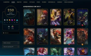 Conta LOL desde 2013 - 230 Skins - Muitas raridades! - League of Legends