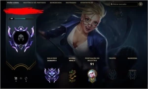 Conta D1 League of Legends LOL