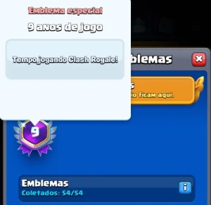 Conta De Clash Royale 9 Anos!