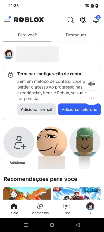 Conta blox fruits levei +1000 aleatório - Roblox