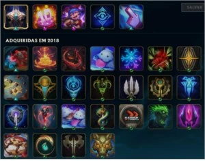 Smurf Braba LVL 45, 33 Campeões e pronta pra Ranked. - League of Legends LOL