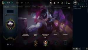 Smurf Braba LVL 45, 33 Campeões e pronta pra Ranked. - League of Legends LOL