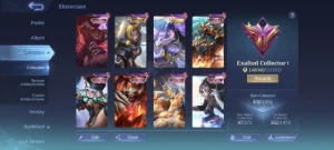 Conta Top Mobile Legends 403 Skins Cheia De Skins Raras