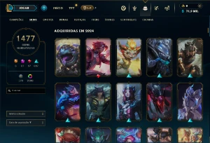 Conta Colecionador League Of Legends / Wild Rift / Valorant LOL