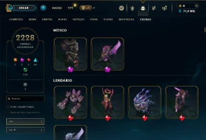 Conta Colecionador League Of Legends / Wild Rift / Valorant LOL