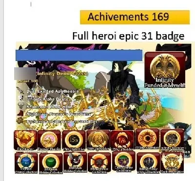 conta de aqw full hard farm - Adventure Quest World