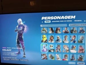 Conta de Fortnite com Galaxy e mais algumas skins