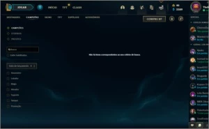 Conta league of legends level 204 LOL