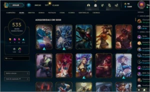Conta league of legends level 204 LOL
