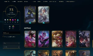 Conta Lol 73Skins Com 3325Rp - League of Legends