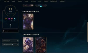 Conta D1 LOL - League of Legends