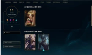 Conta D1 LOL - League of Legends
