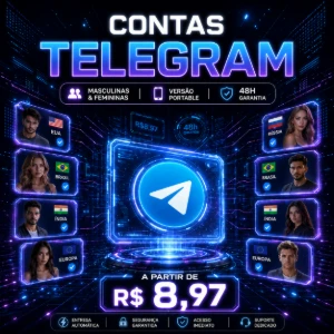 Contas Telegram | TDATA | Versão Portable - Redes Sociais