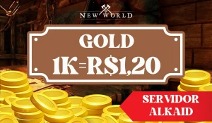 GOLD para servidor ALKAID apenas R$ 1,20 cada 1K. - New World