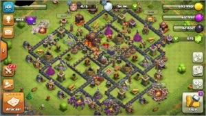 Conta clash of clans cv10 coringa