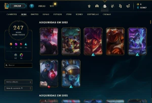 Conta league of legends Vinculada com valorant !!! LOL