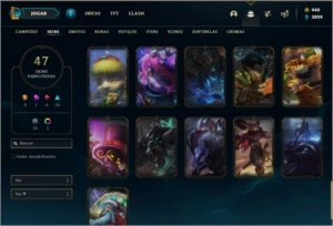 Conta prata 4 com 47 skins e 92 champs ( tem 1250 RPS ) - League of Legends LOL