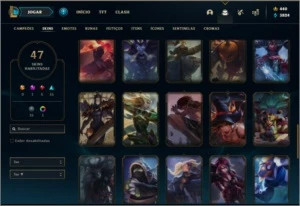 Conta prata 4 com 47 skins e 92 champs ( tem 1250 RPS ) - League of Legends LOL