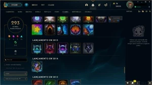 Conta LoL 447 Skins e Todos os Campeões - League of Legends