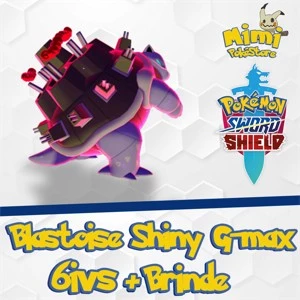 Blastoise Shiny Gigantamax 6IVs - Pokémon Sword e Shield - Outros