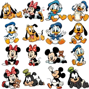 Pack Disney Baby Vetores Svg Download Camisetas Gráfico - Outros