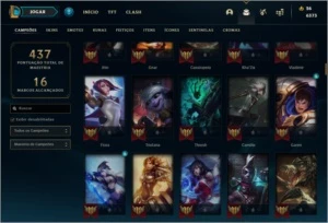 Conta Ouro 4 com quase todos champs - League of Legends LOL