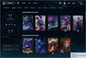 Conta Ouro 4 com quase todos champs - League of Legends LOL