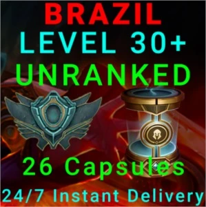Contas Unrankeds lvl 30 + Capsulas - League of Legends LOL
