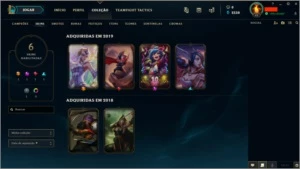 Conta de lol com skins raras - League of Legends