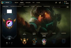 Lvl 184 / All Champ / 181 Skins / 50k Essência / 53 Emotes / - League of Legends LOL