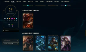 Conta De Lol Rara 2011 | 20 Skins | Unranked Kayle Juiza - League of Legends