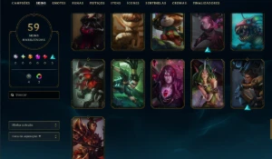 Conta De Lol Rara 2011 | 20 Skins | Unranked Kayle Juiza - League of Legends