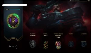 Conta League Of Legends 99 skins 123 champions level 236 LOL