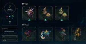 Conta League Of Legends 99 skins 123 champions level 236 LOL