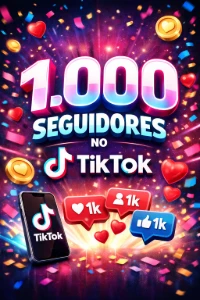 1000 seguidores premium  reais no tik tok - Redes Sociais