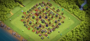 Clash of clans cv 10 b upado